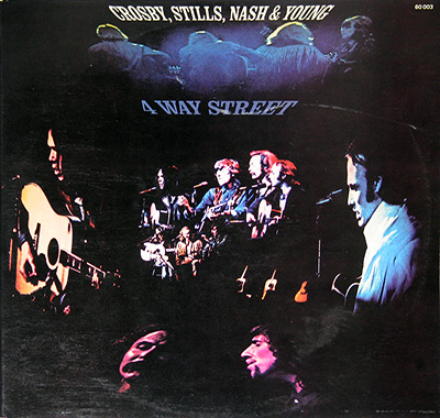 CROSBY STILLS NASH AND YOUNG - 4 Way Street album front cover vinyl record